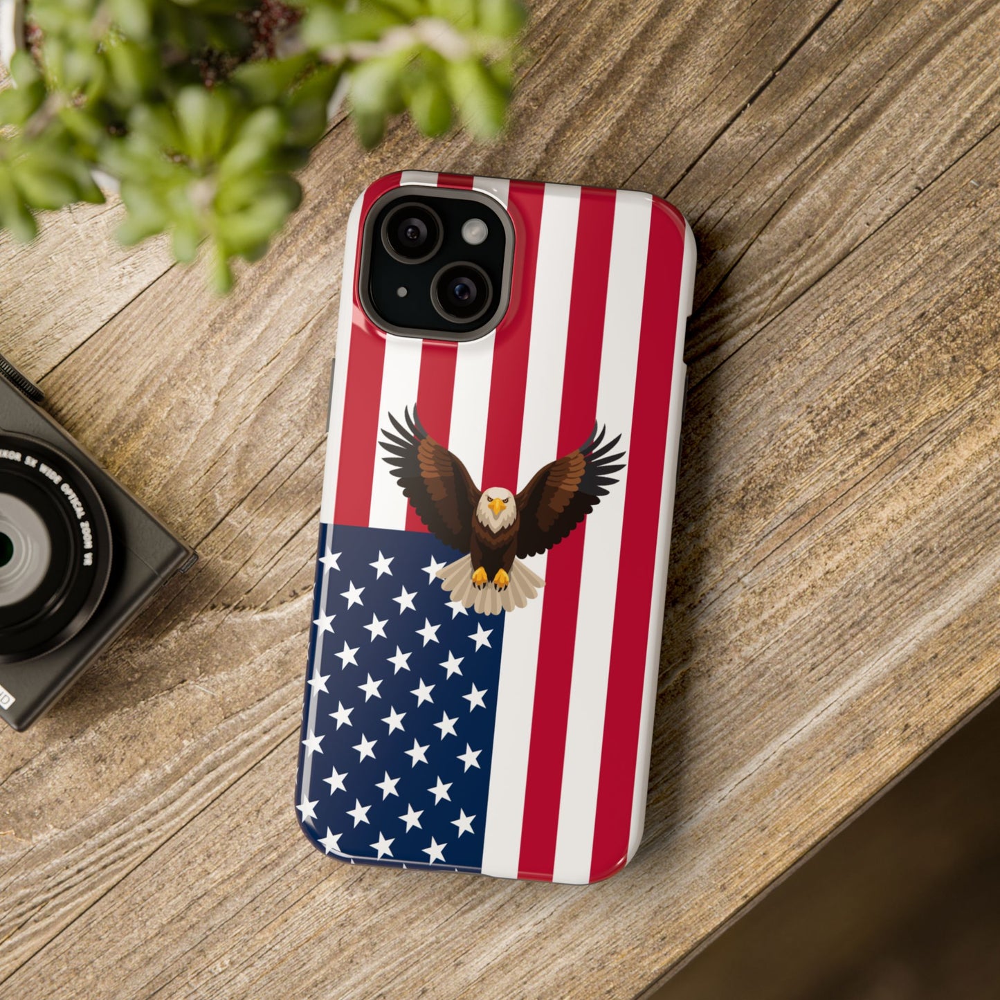American Flag Magnetic Eagle Phone Case