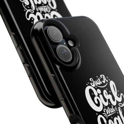Girl with Goals MagSafe iPhone® Case Black