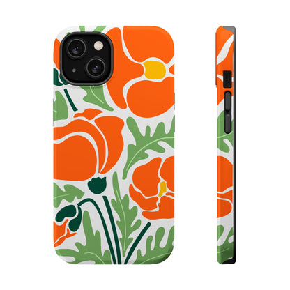 Orange Daisy MagSafe iPhone® Case