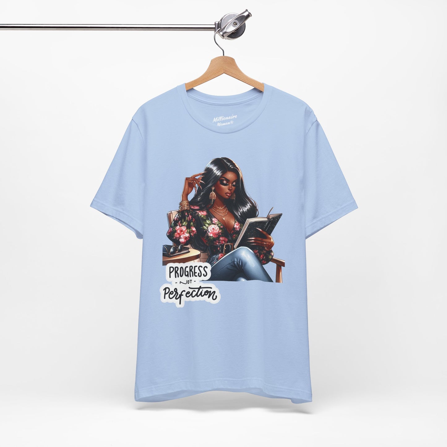 Progress Not Perfection Soft Cotton Tee