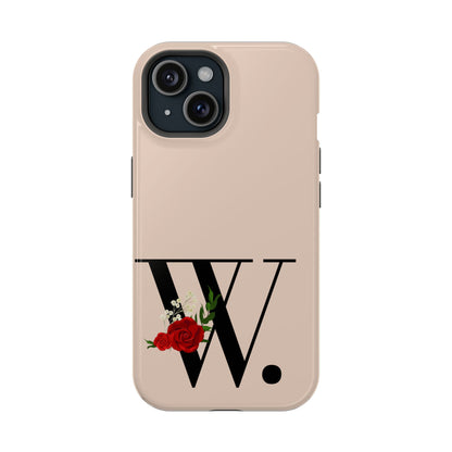 Personalized Letter W MagSafe iPhone® Case