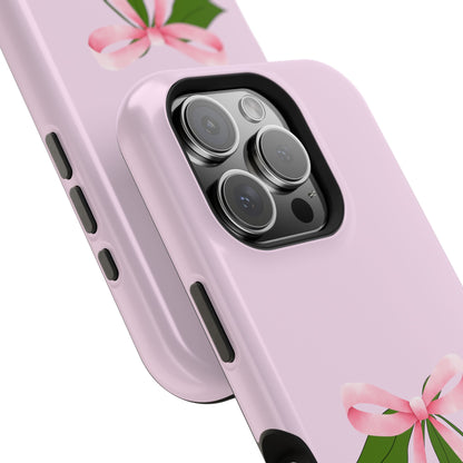 Pink Bow & Cherry MagSafe iPhone® Case