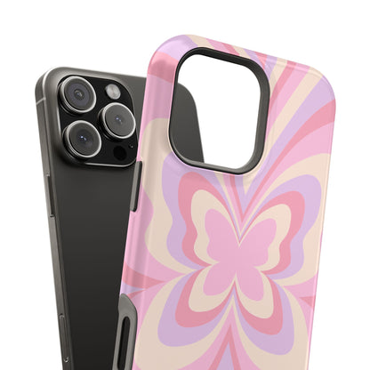 Pink Bow & Butterfly MagSafe iPhone® Case