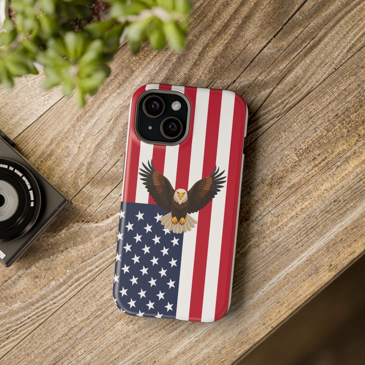American Flag Magnetic Eagle Phone Case
