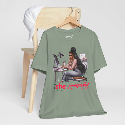 She Prospered Soft Cotton Tee