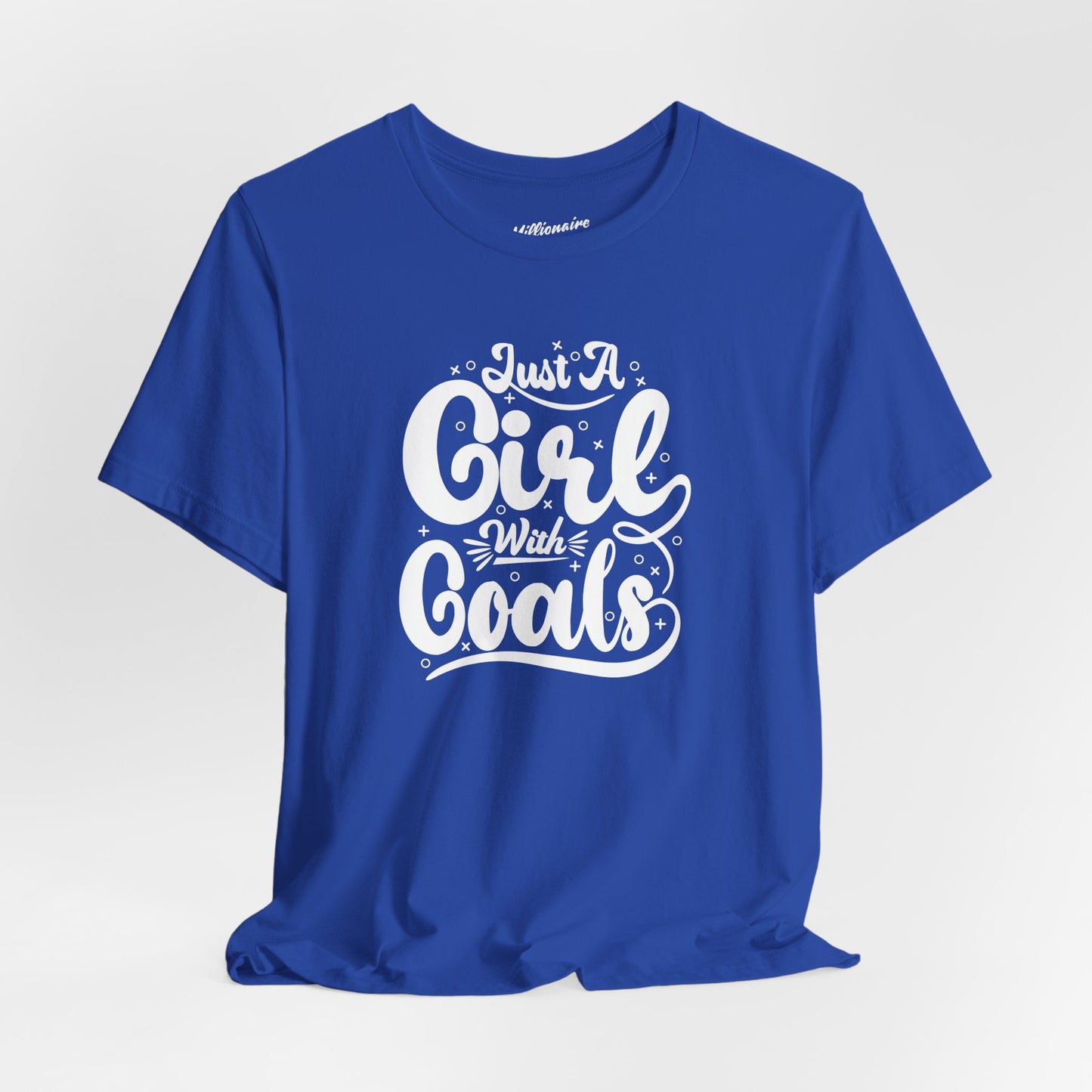 Just a Girl with Goals Soft Cotton Tee