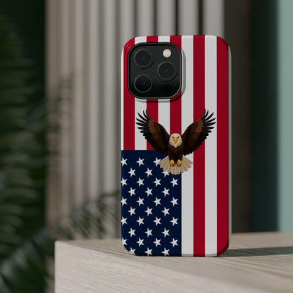 American Flag Magnetic Eagle Phone Case