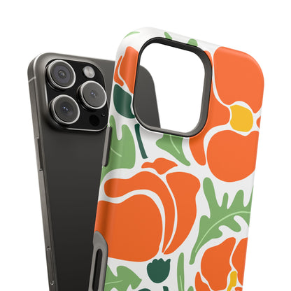 Orange Daisy MagSafe iPhone® Case