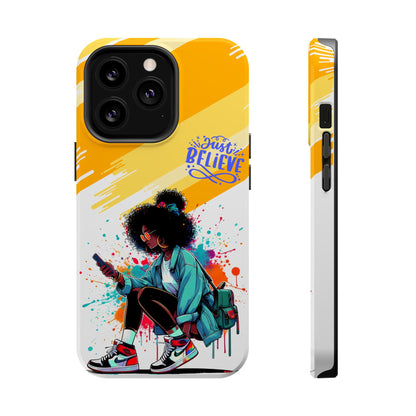 Black Girl Believe MagSafe iPhone® Case