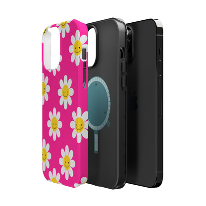 Pink Flowers MagSafe iPhone® Case