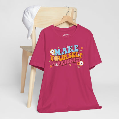 Make Yourself a Priority Soft Cotton Tee