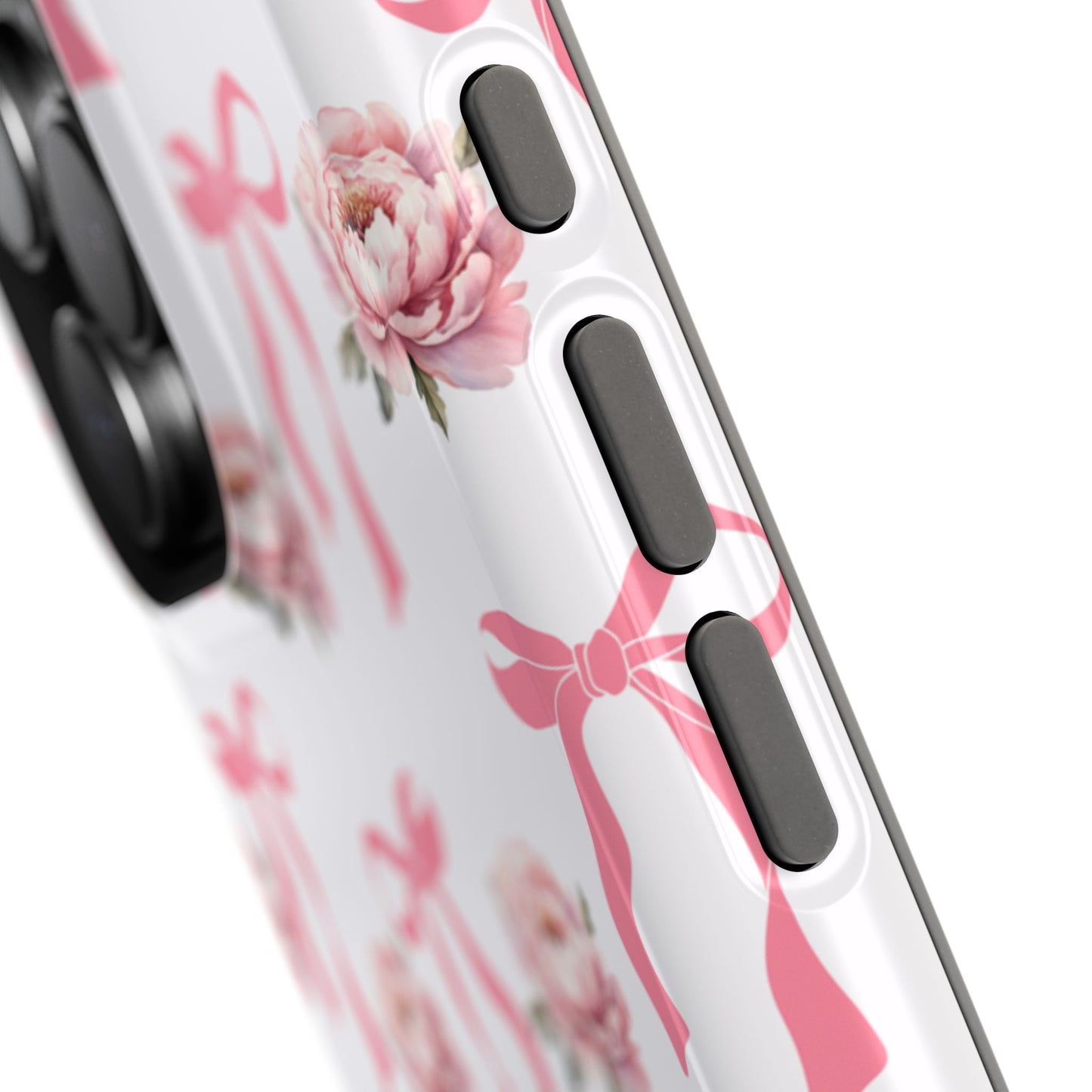 Pink Bow & Flowers MagSafe iPhone® Case