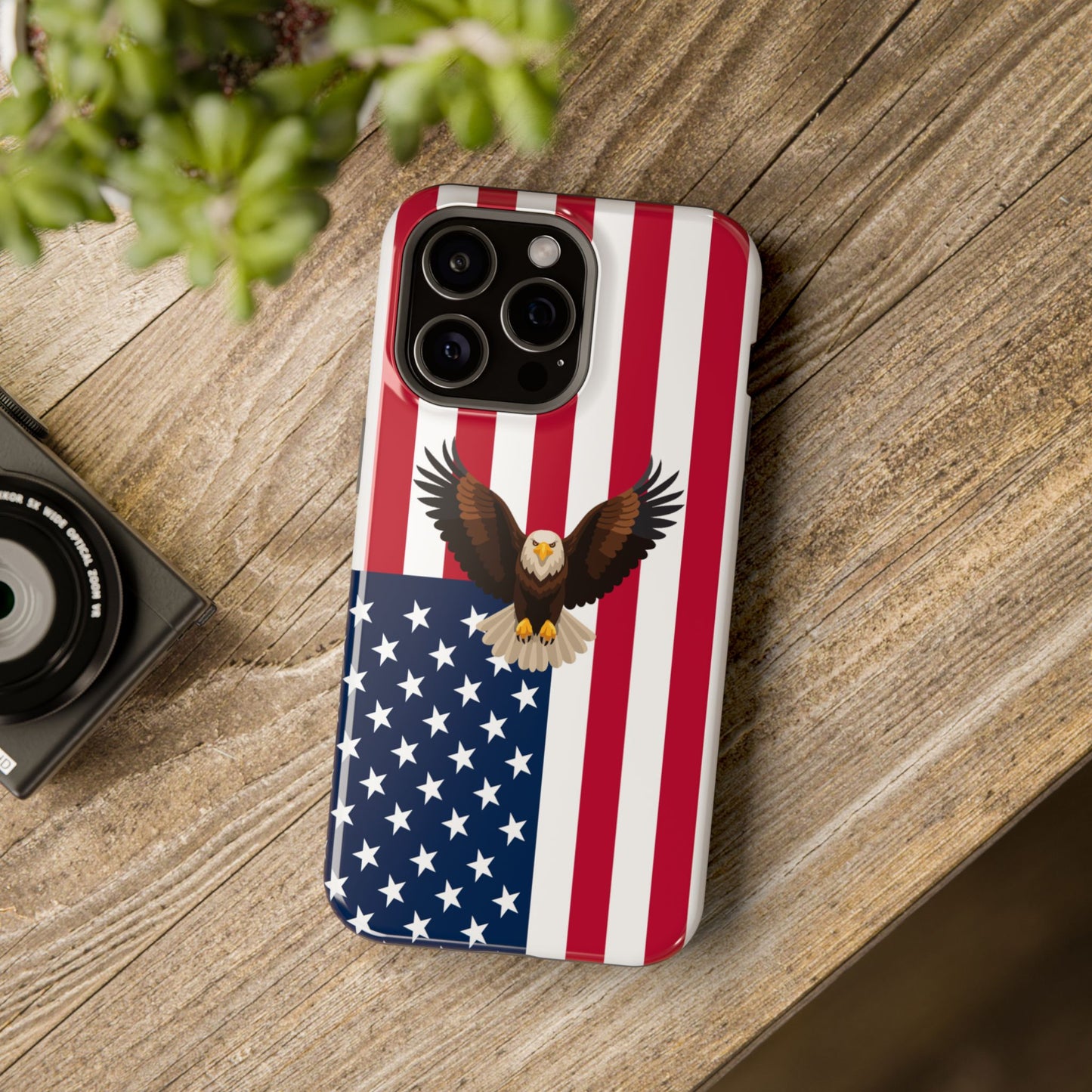 American Flag Magnetic Eagle Phone Case