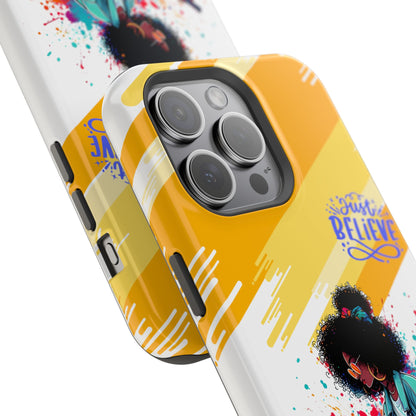 Black Girl Believe MagSafe iPhone® Case