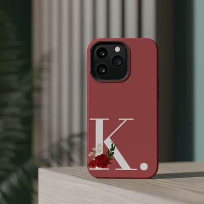 Personalized Letter K MagSafe iPhone® Case
