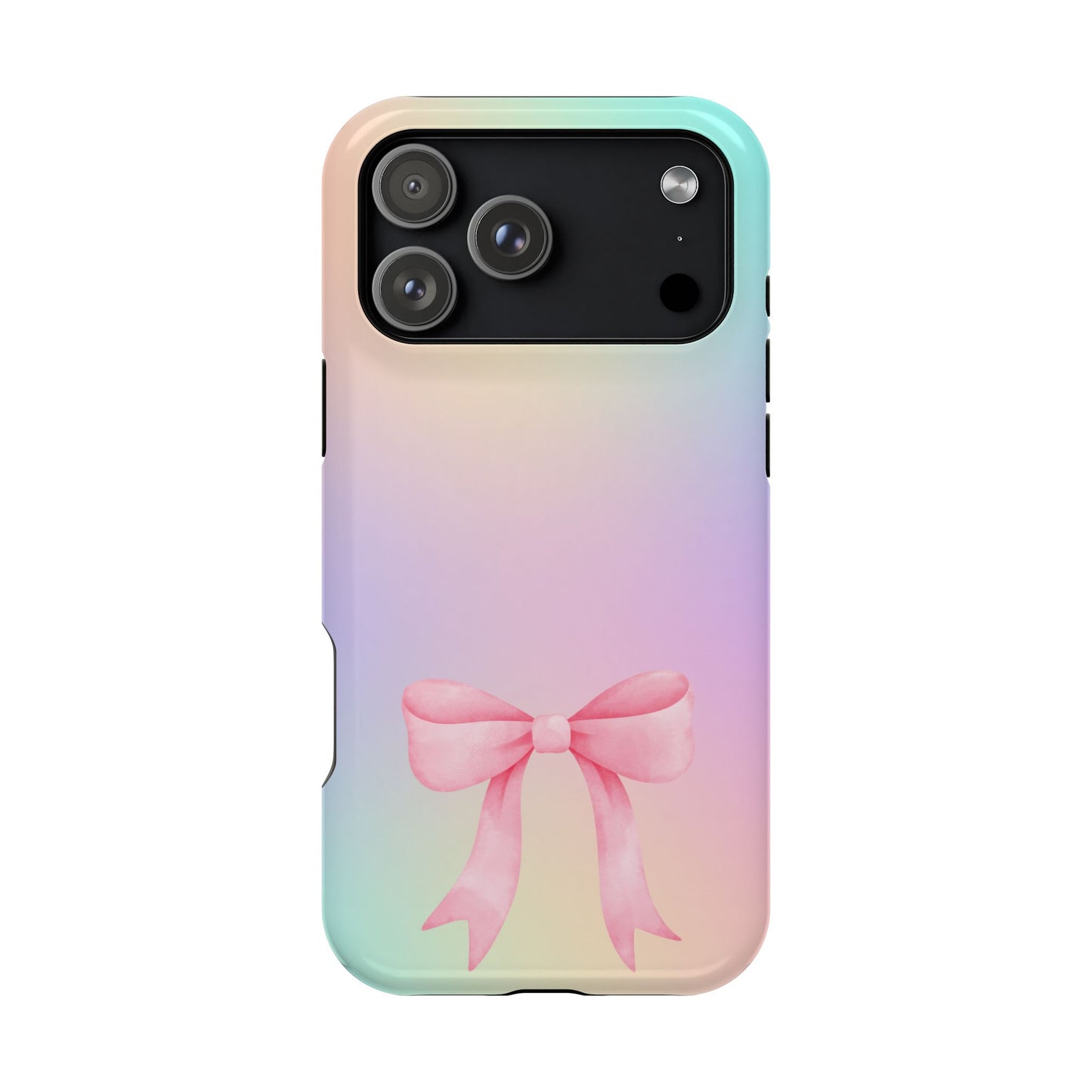 Pink Bow & Cotton Candy MagSafe iPhone® Case
