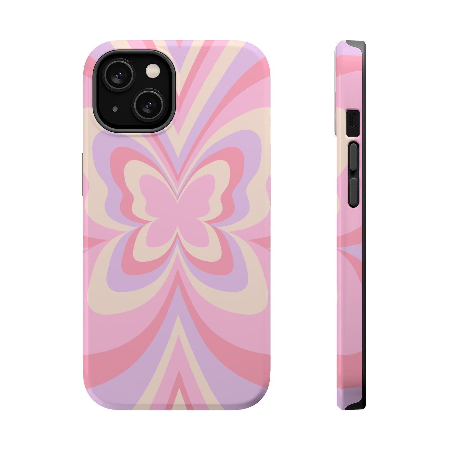 Pink Bow & Butterfly MagSafe iPhone® Case