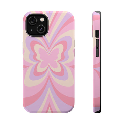 Pink Bow & Butterfly MagSafe iPhone® Case