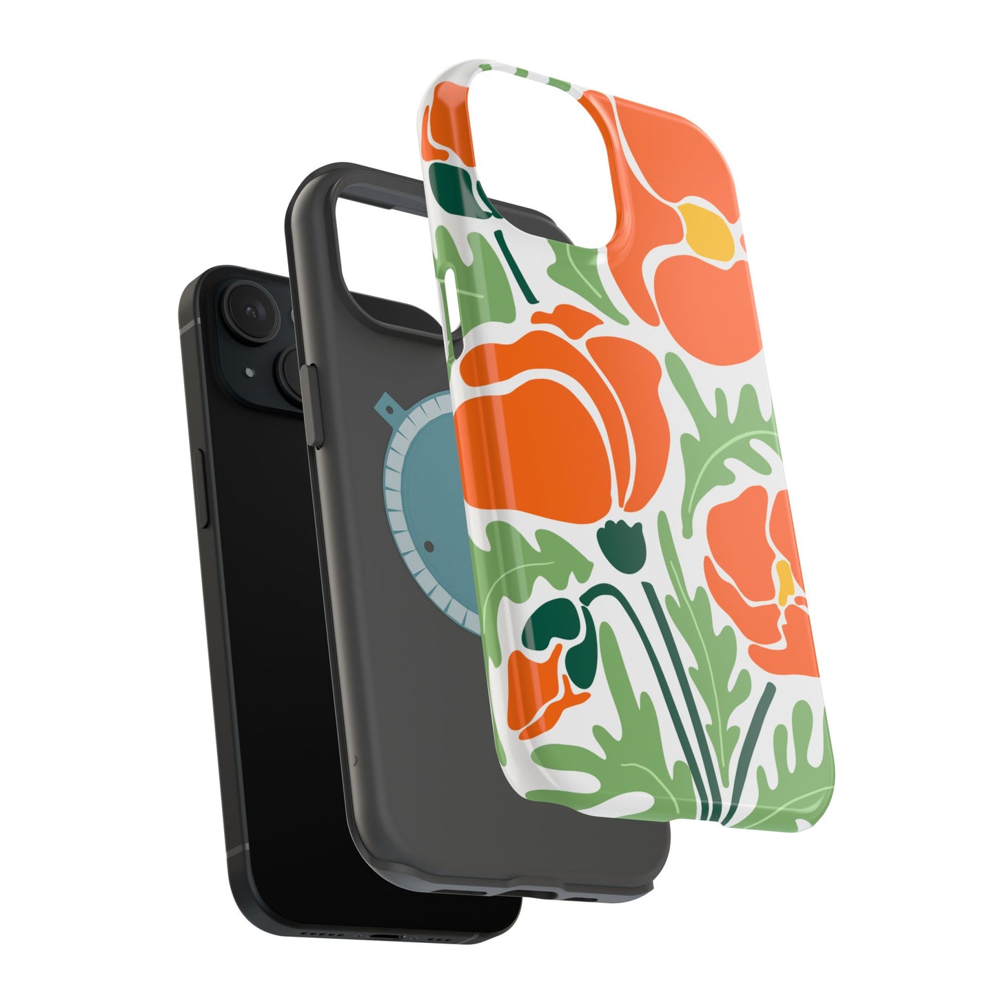 Orange Daisy MagSafe iPhone® Case