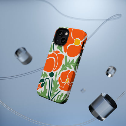 Orange Daisy MagSafe iPhone® Case