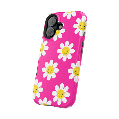 Pink Flowers MagSafe iPhone® Case