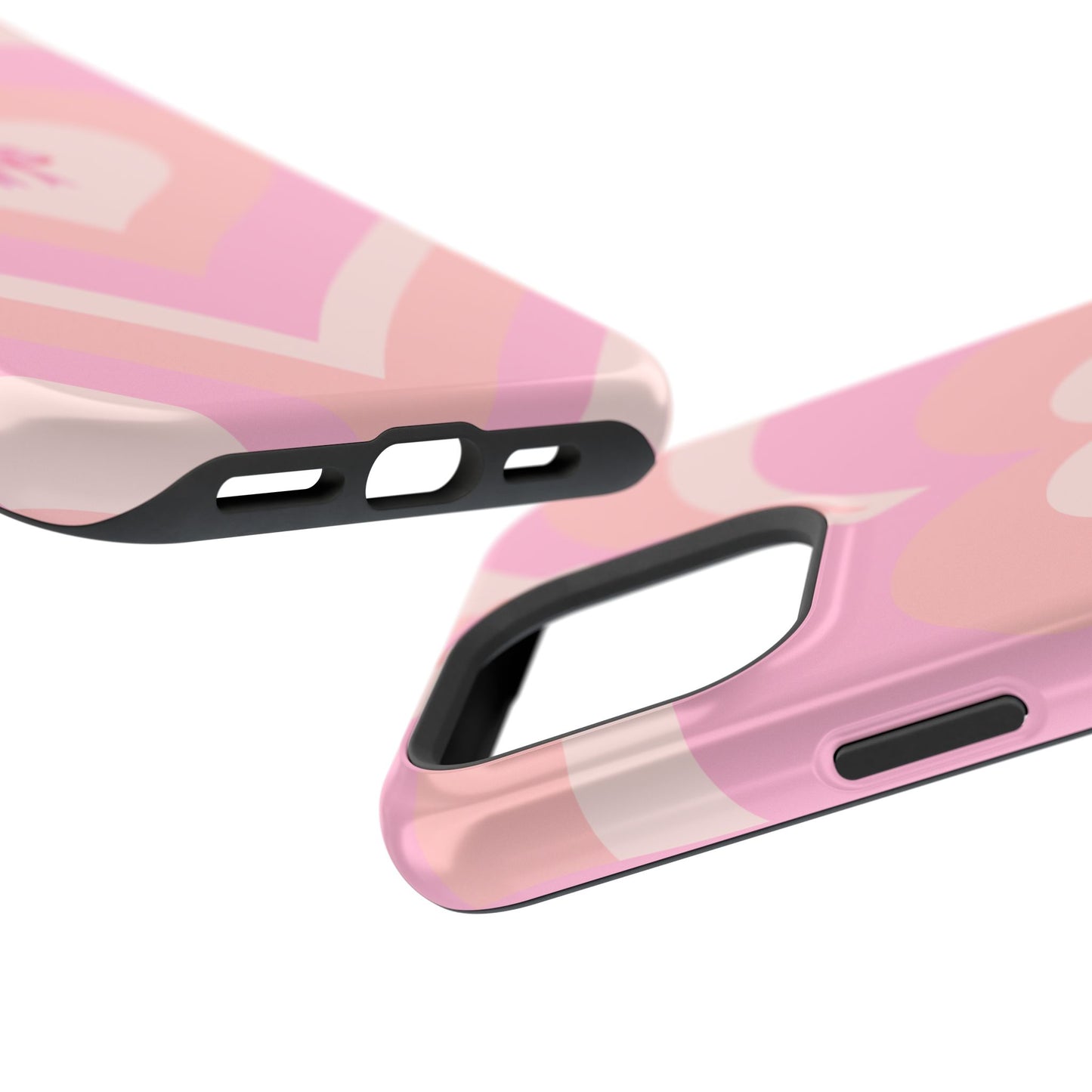 Pink Bow & Big Hearts MagSafe iPhone® Case