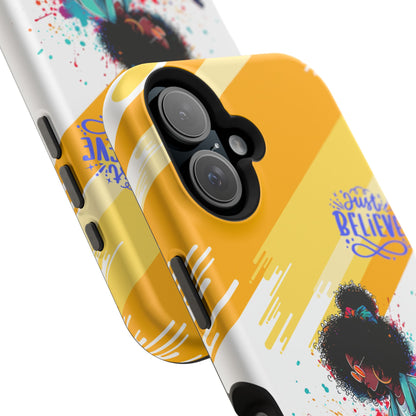 Black Girl Believe MagSafe iPhone® Case
