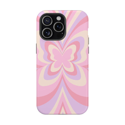 Pink Bow & Butterfly MagSafe iPhone® Case