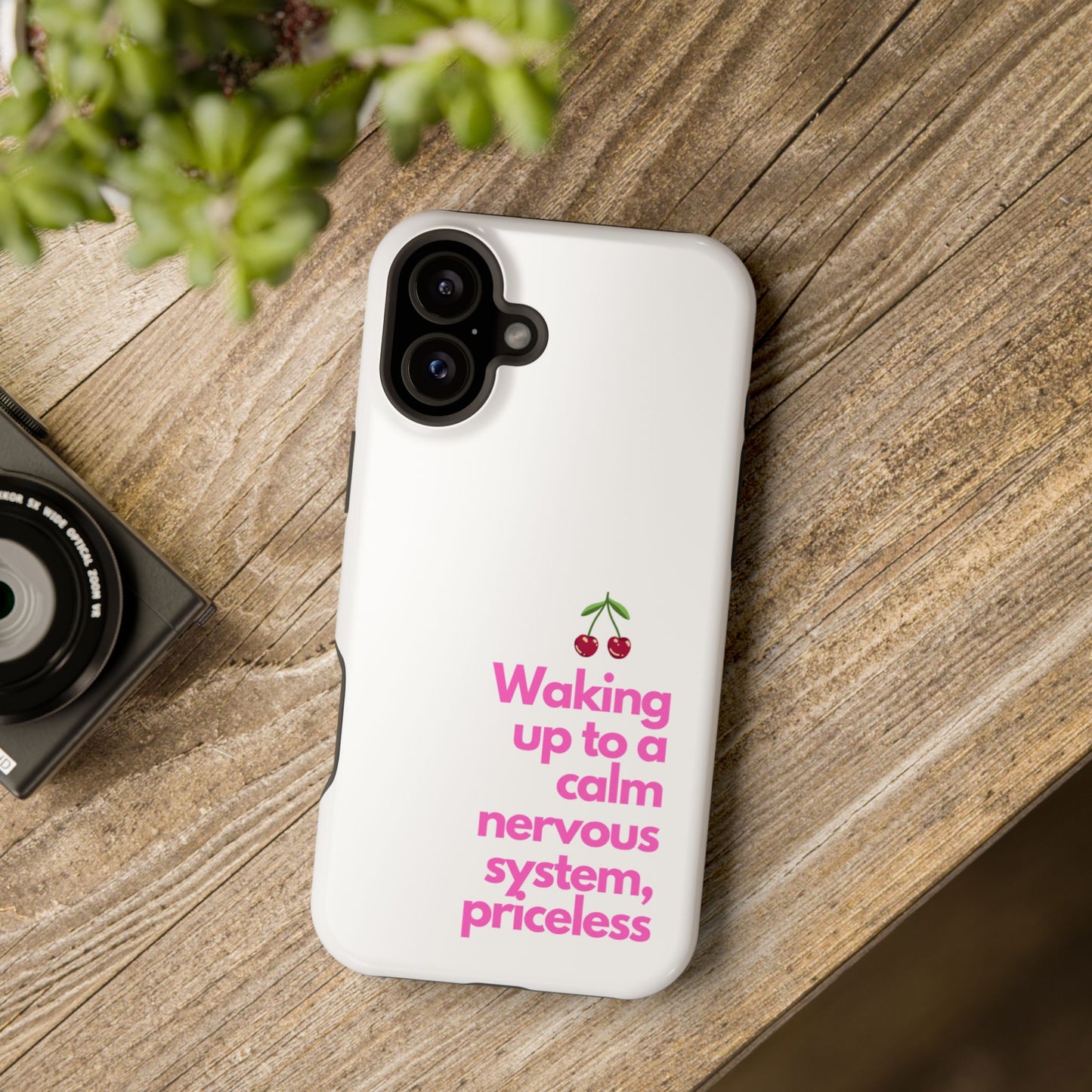 Stay Calm MagSafe iPhone® Case White
