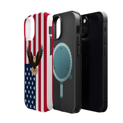 American Flag Magnetic Eagle Phone Case