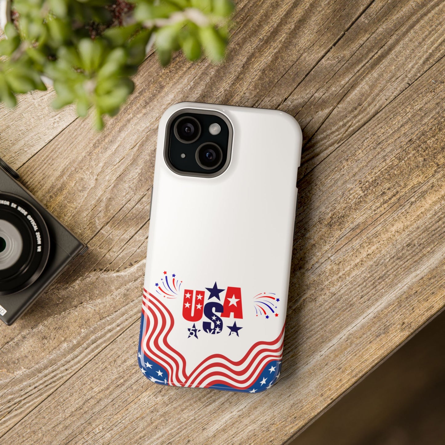 Patriotic Magnetic Phone Case 250 Years Anniversary USA Design