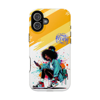 Black Girl Believe MagSafe iPhone® Case