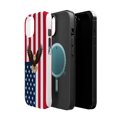 American Flag Magnetic Eagle Phone Case