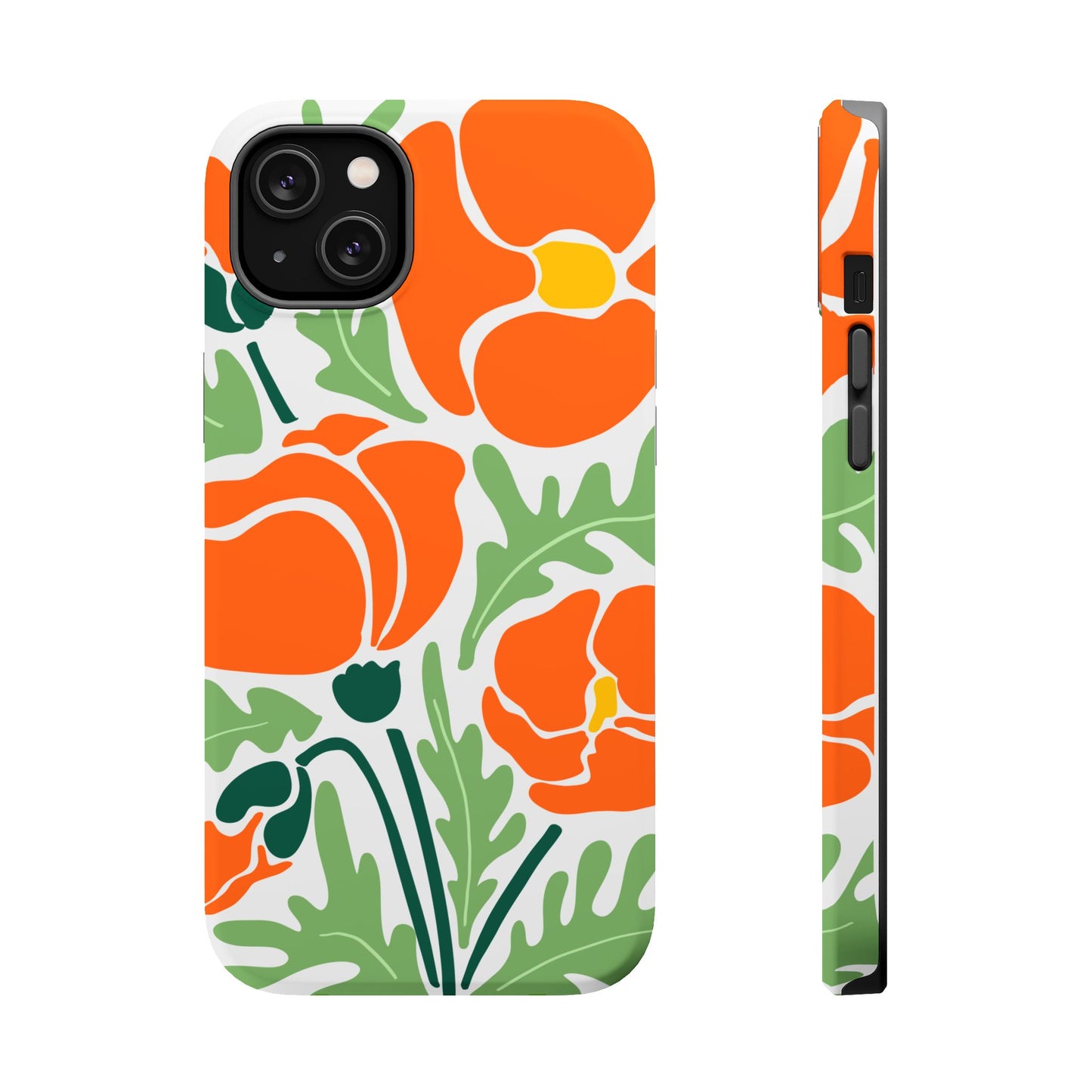 Orange Daisy MagSafe iPhone® Case