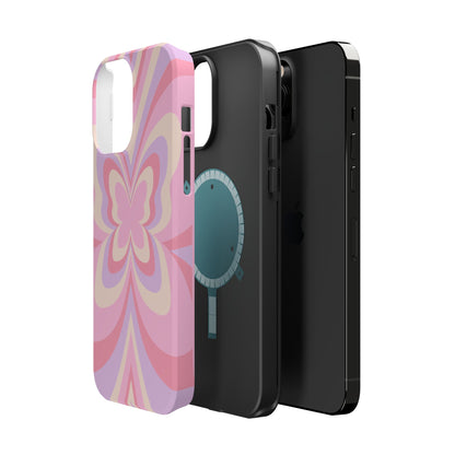 Pink Bow & Butterfly MagSafe iPhone® Case