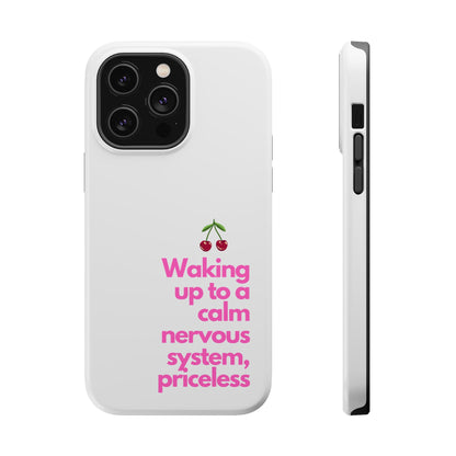 Stay Calm MagSafe iPhone® Case White