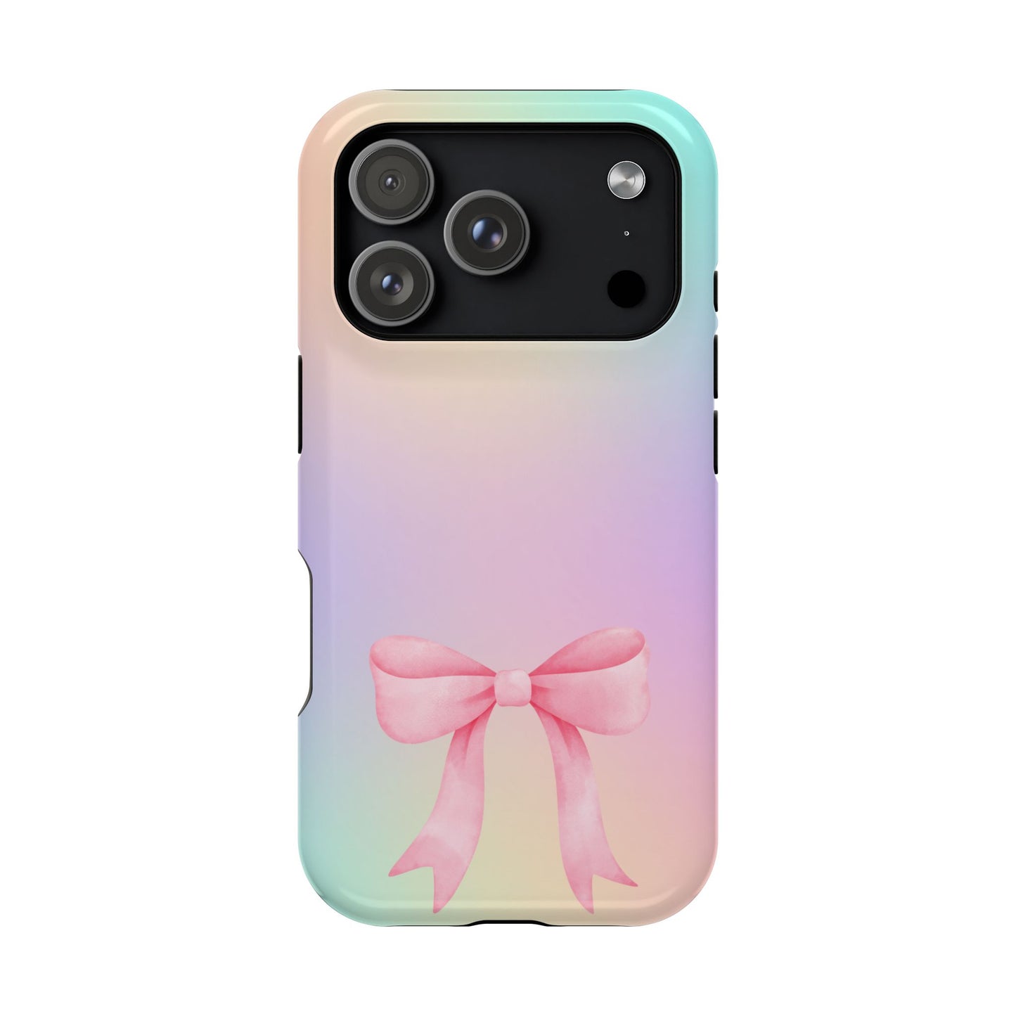Pink Bow & Cotton Candy MagSafe iPhone® Case