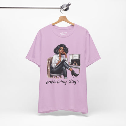 Wake Pray Slay Soft Cotton Tee