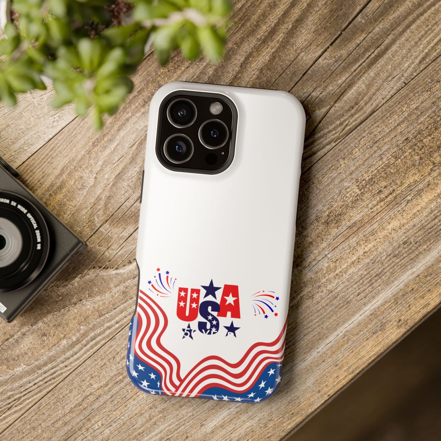 Patriotic Magnetic Phone Case 250 Years Anniversary USA Design