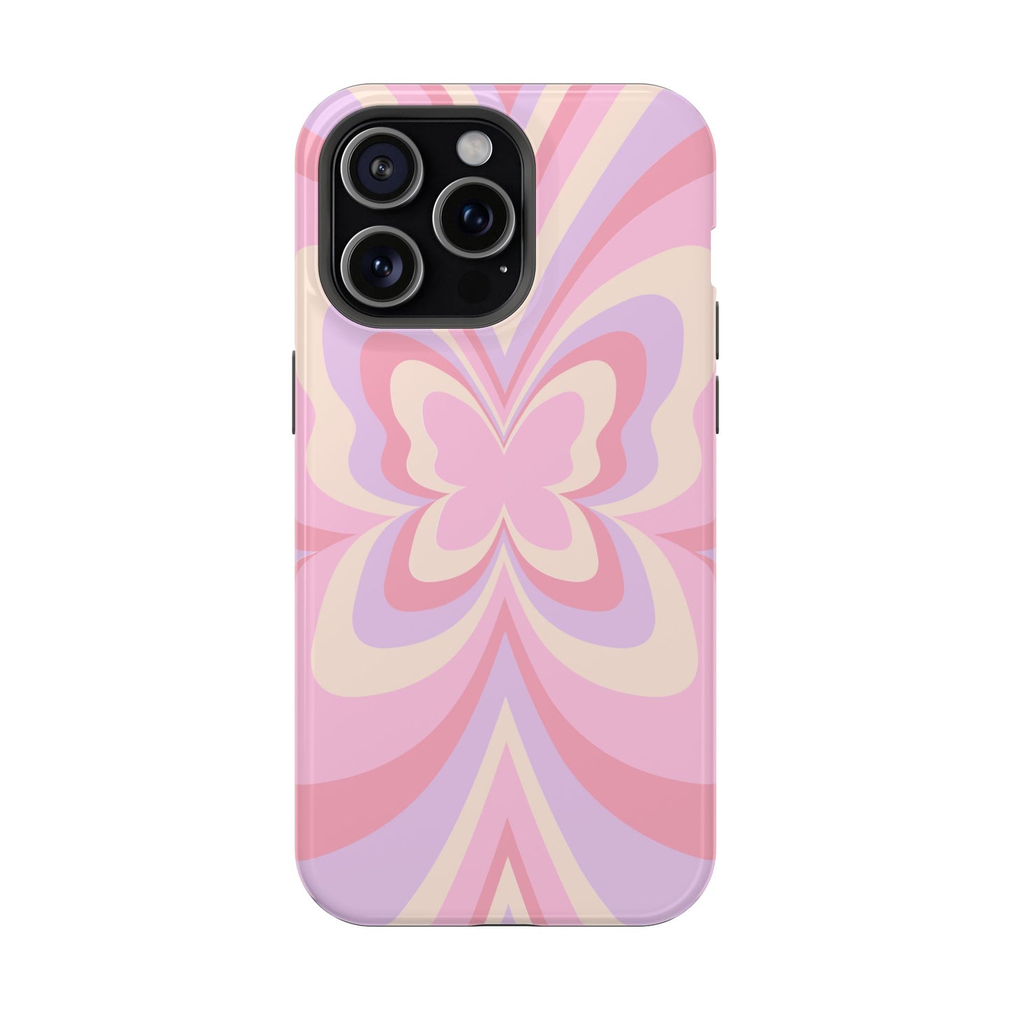 Pink Bow & Butterfly MagSafe iPhone® Case