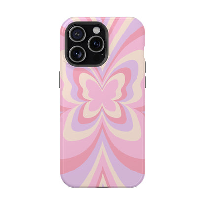 Pink Bow & Butterfly MagSafe iPhone® Case
