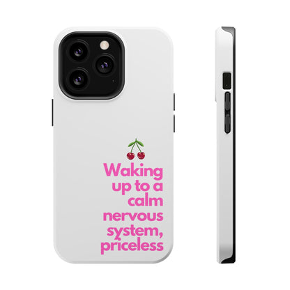 Stay Calm MagSafe iPhone® Case White