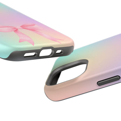 Pink Bow & Cotton Candy MagSafe iPhone® Case