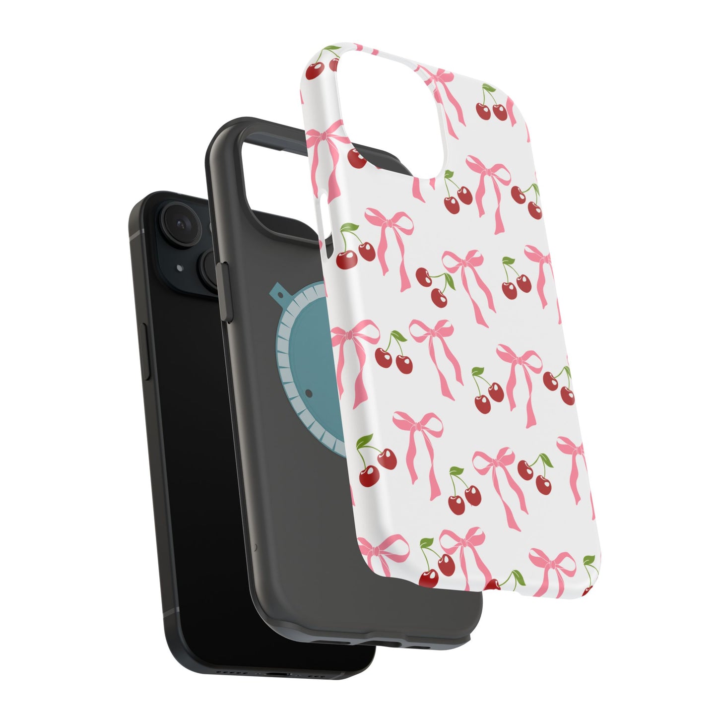 Pink Bows & Cherry MagSafe iPhone® Case