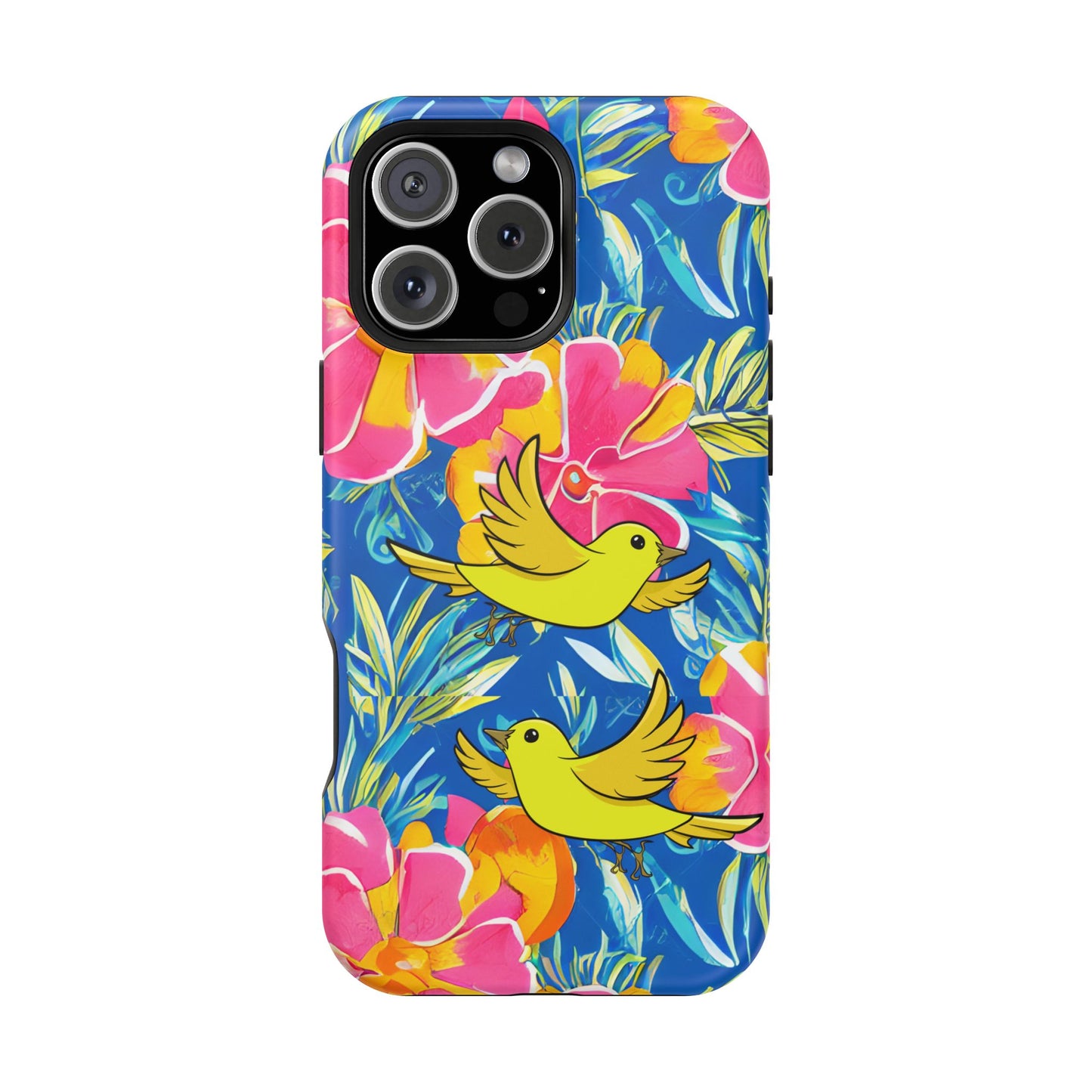 iPhone® 16 Pro Max Case Yellow Birds