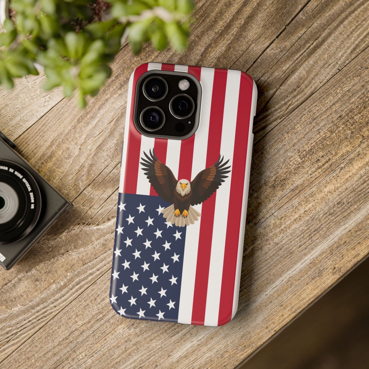 American Flag Magnetic Eagle Phone Case