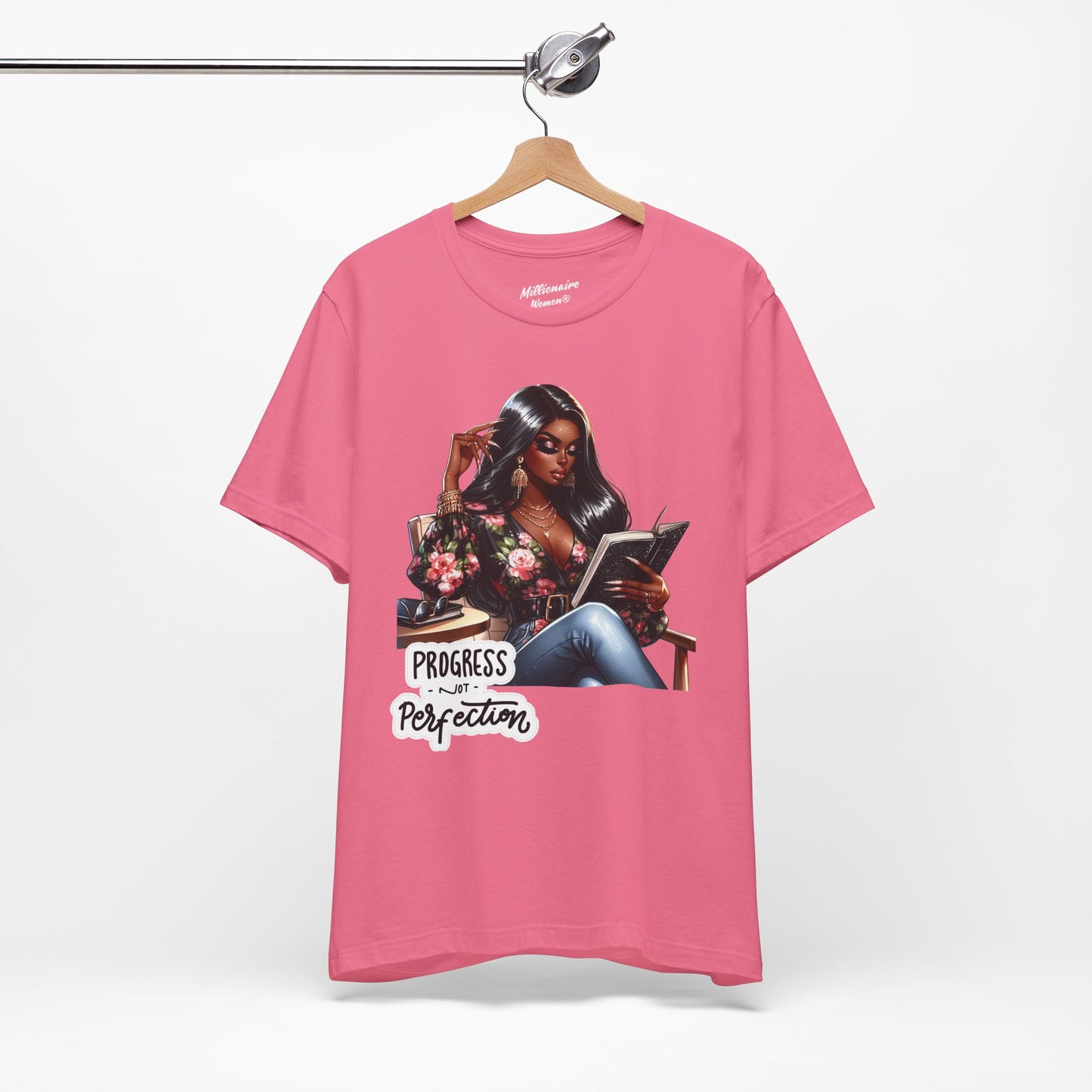 Progress Not Perfection Soft Cotton Tee
