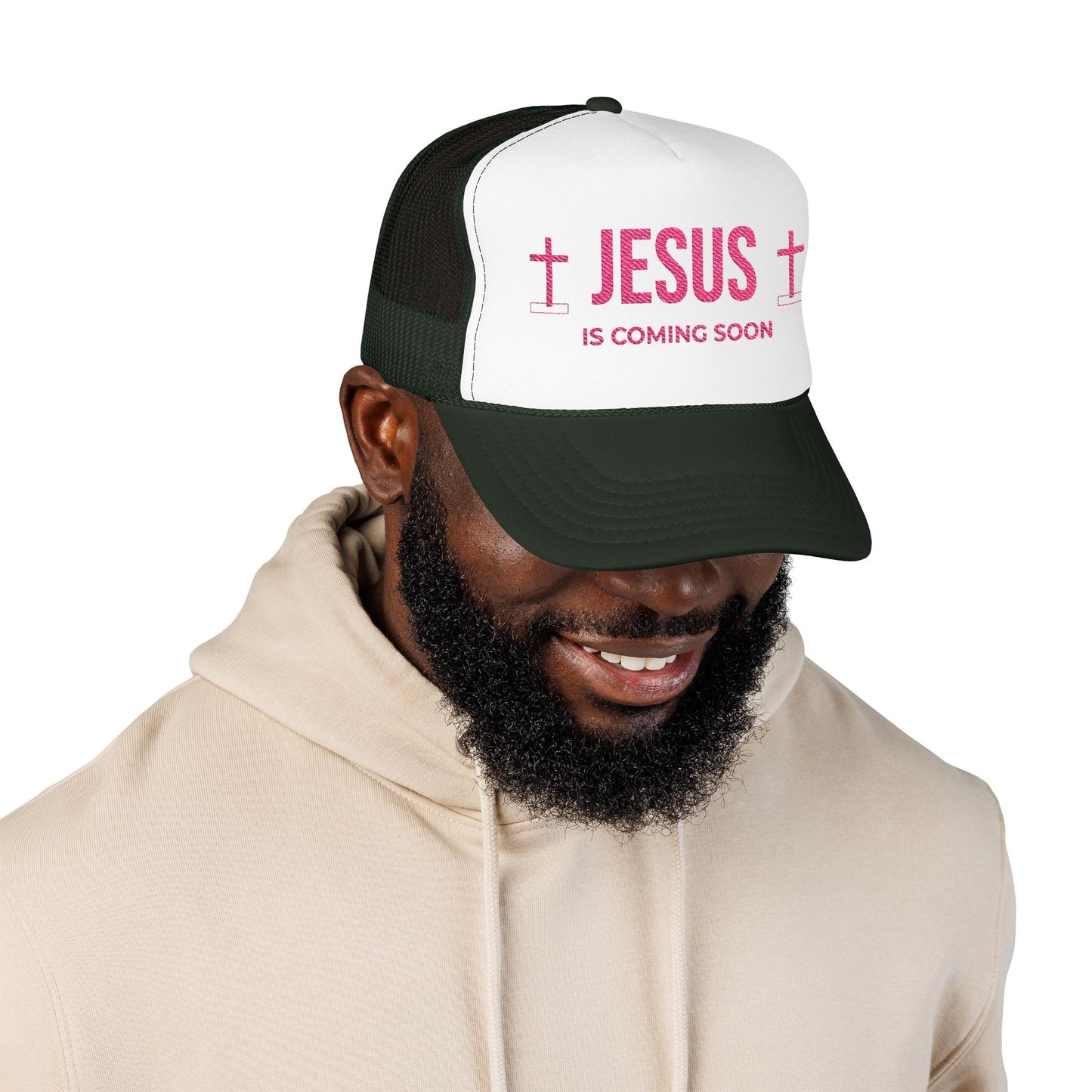 Jesus Is Coming Soon Foam Trucker Hat