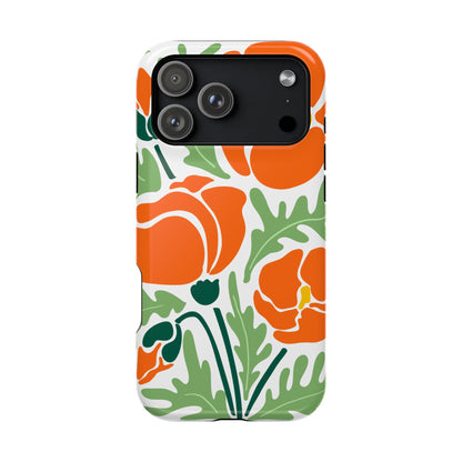 Orange Daisy MagSafe iPhone® Case