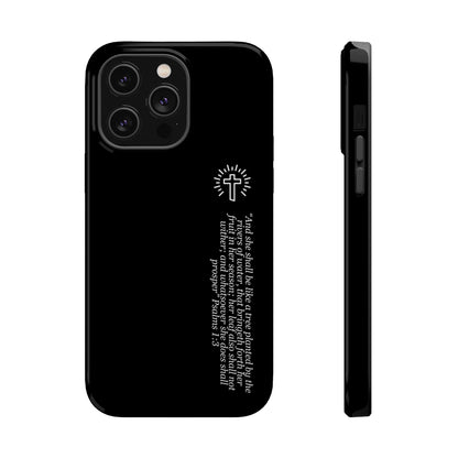 She Shall be Planted MagSafe iPhone® Case Black